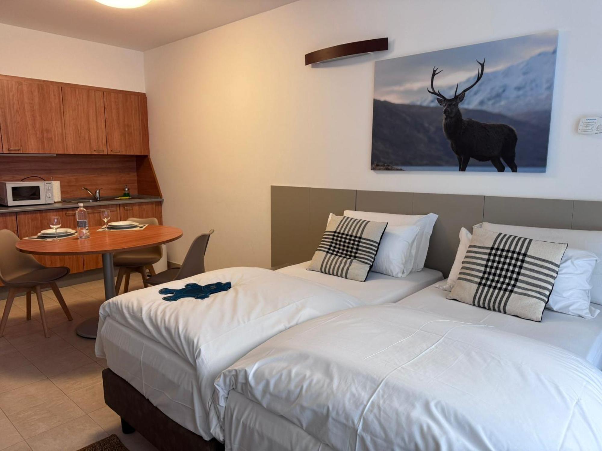 Base Camp Alpine Apartments ブレウイル・チェルヴィナイア 部屋 写真
