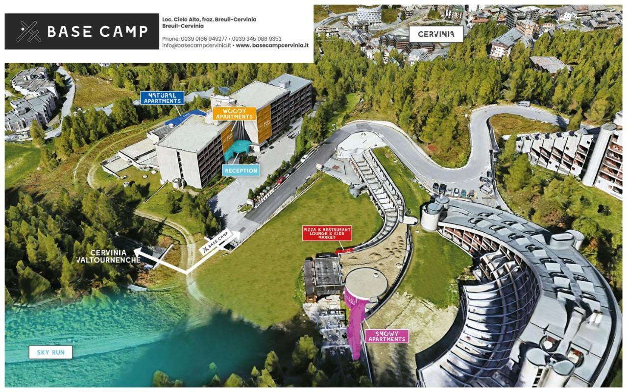 Base Camp Alpine Apartments ブレウイル・チェルヴィナイア エクステリア 写真